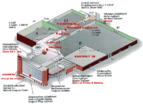 Fair Centre map. Click on the picture for a bigger version.